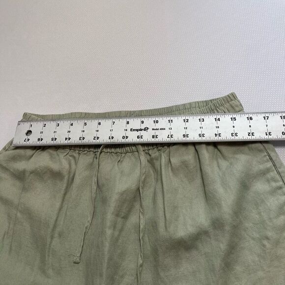 Madewell Olive Green Linen Skirt Size Large - Picture 3 of 6